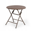 Záhradný stôl, stolík - Skladací stôl, Technorattan Ø80cm 4 osôb (Skladací stôl, Technorattan Ø80cm 4 osôb)