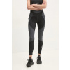Tréningové legíny adidas by Stella McCartney Two-Tone čierna farba, vzorované, JM0302 S