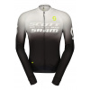 Pánsky cyklistický dres Scott Jersey M's RC ScottTT-SRAM Pro LS Black/White