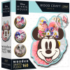 TREFL Wood Craft Origin puzzle Štýlová Minnie 160 dielikov