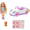 Barbie Chelsea Bábika + Autíčko Dúhový set GXT41