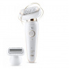 Braun Silk-épil 9 81688635 epilátor 40 pinzeta/pinzety Bílá, Zlato