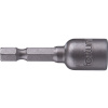 Hlavica nástrčná magnetická so 6-hrannou stopkou 1/4’’, 10x48mm, CrV, FORTUM 4741610
