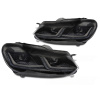 Volkswagen Golf VI 2008-2012 - Predné LED svetlá čierna SEQ DRL