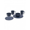 Turistický riad Outwell Delish 2 Person Dinner Set - navy night