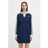 Šaty adidas Originals POLO DRESS tmavomodrá farba, mini, priliehavé, JC7690