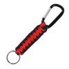 ROTHCO kľúčenka PARACORD s karabínou ČERVENO-ČIERNA