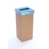 Odpadkový kôš na triedený odpad, recyklovaný, anglický popis, 50 l, RECOBIN 