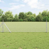 zahrada-XL Plot s stĺpmi Strieborná 0.8 x 10 m Ocel potiahnutá PVC 3352914