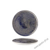 Tanier plytký 20 cm Optimo SHELL Blue (G.Benedikt DecoLab Shell - Blue)