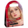 Zado Wild Thing Leather Collar plus Leash Red