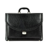 Stefania B580 BY čierna unisex kožená aktovka 42 x 32 x 15 cm