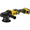 DeWALT DCM848P2 Aku excentrická leštička 125 - 180 mm, 18 V, 5 Ah