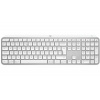 LOGITECH MX Keys S klávesnica US (920-011588) WiFi (USB prijímač) / Bluetooth / Lokalizácia US / Podsvietená / Numerická časťSivá / Batéria Integrovaná (nabíjacia)