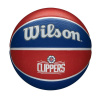 Basketbalová lopta Wilson Nba Team Tribute Modrá Prírodná guma