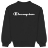 Champion Mikiny Crewneck Sweatshirt Čierna