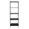 Čierna knižnica House Nordic Vita Shelf, 51 x 170 m