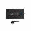Solight prepäťová ochrana, 8z, USB A+C, 2m, čierna (PO80B)