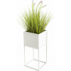 DekorStyle Stojan na kvety Lea 50 cm biely