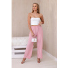 Fashionweek Dámske nohavice ľahké vzdušné K41 Farba: jasne ružová, Veľkosť: Universal