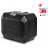 Shad kompletná sada čiernych hliníkových kufrov SHAD TERRA BLACK, 48L topcase 47L/47L bočné kufre, vrátane montážnej sady a platne SHAD YAMAHA MT-09 Tracer/Tracer 900