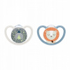 Cumlík NUK Perfect Match Air Night FIREFLY/LION 0-6m 2ks box, veľ. 0-6m