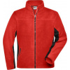 DAIBER JN 842 / Pánska pracovná mikrofleecová bunda - red/black XL