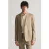 SAKO GANT SLIM COTTON LINEN SUIT BLAZER DESERT BROWN