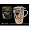 Hrnček hrnček Gustav Klimt 350 ml so sitkom Kiss