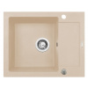 Granitový drez Pyramis Mido 62 x 50 1B 1D Béžová