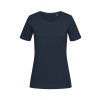 Dámske tričko STEDMAN Lux Fitted - Crew neck, Midnight modrá, XS