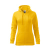 Mikina dámska MALFINI® Trendy Zipper 411 žltá veľ. 2XL