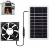 SILNÝ ODSÁVACÍ VENTILÁTOR SO SOLÁRNYM PANELOM 30 W PRE SKLENÍKOVÉ KURNÍKY
