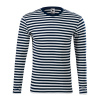 MALFINI Tričko Sailor LS 807, dlouhý rukáv, unisex MAL-8070213 S Modrá námořní