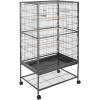 tectake 402287 voliéra 131 cm vysoká - antracit