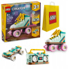 LEGO Creator 3 v 1 31148 Retro kolieskové korčule + LEGO 6315792 PAPIEROVÁ TAŠKA VP MEDIUM M 34X41X10 TE (LEGO CREATOR BLOCKS 31148 KOLEČSKY RETRO SKATEBOARD A BOOMBOX 3 V 1 + TAŠKA)