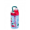 Fľaša na vodu pre deti Kambukka Lagoon 400 ml - blue flamingo
