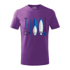 Paddleboard set - Tričko detské bavlnené - 158 cm/12 rokov ( Fialová )