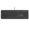 Canyon HKB-20, klávesnica, USB, séria Velvet Tread - tichá 104 kláv, 13 multimed., štíhla, čierna, SK/CZ CNS-HKB02-CS