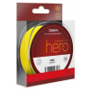 Splietané Šnúra Delphin Hero 4 Fluo Žltá 0,30mm / 20,40kg 117m