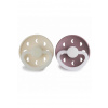 Frigg Dvojbalenie cumlíkov frigg moon phase cream night/ twilight mauve night, +6m, silikón