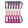 Lezecké expresky Ocun Raven QD Zoom PA 15/22 mm 12 cm 6-pack - pink