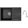 Set Sinks AMANDA 780 Metalblack + batéria Sinks MIX 35 P chróm