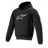 Bunda AGELESS HOODIE, ALPINESTARS (čierna, veľ. XL)
