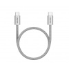 Canyon CCMG60AB15 magnetický opletený kábel USB-C to USB-C PD 1m šedý CND-CCMG60AB15LG - Datový a nabíjací kábel USB-C 60W
