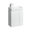 Laufen Pro S Skrinka pod umývadlo 47 cm, závesy dverí vľavo, biela lesklá H4830010954751