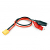 Konektor XT60 MALE na krokodílky - 14AWG 30cm