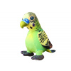 mamido Plyšový papagáj 20 cm zelený