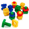 Montessori Screws skrutky 30ks, farebné