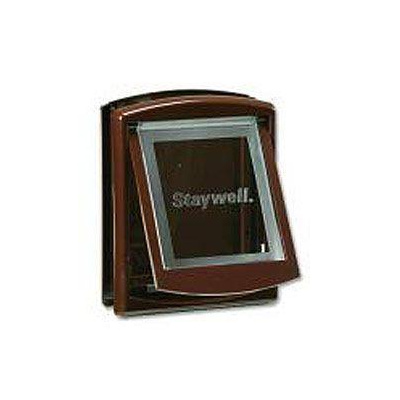 Dvere plastové hnedé STAYWELL 755 35x29cm magnet 1ks